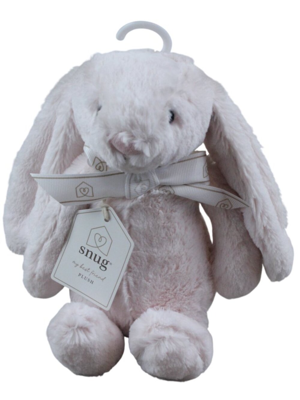 Snug Bunny Plush Light Pink Rabbit Stuffed Animal Toy 12" Lovey Infant Baby NWT